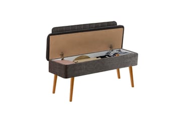 Valsot Sittbänk 110 cm - Natur/Antracit - Möbler - Hallmöbler - Hallbänk