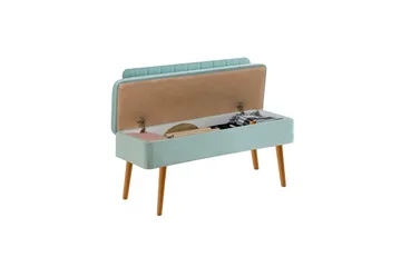 Valsot Sittbänk 110 cm - Natur/Grön - Möbler - Fåtölj & stolar - Sittbänk - Bänk med ryggstöd