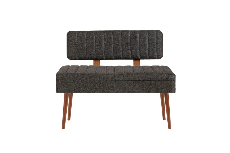 Valsot Sittbänk 110 cm, Valnöt/Antracit