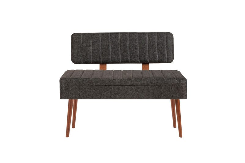 Valsot Sittbänk 110 cm - Valnöt/Antracit - Möbler - Hallmöbler - Hallbänk