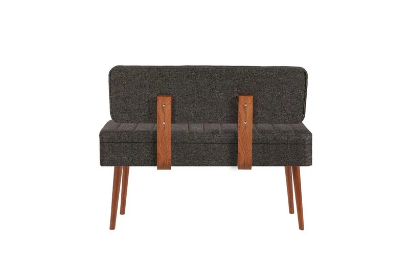 Valsot Sittbänk 110 cm - Valnöt/Antracit - Möbler - Hallmöbler - Hallbänk