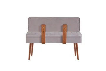 Valsot Sittbänk 110 cm - Valnöt/Grå - Möbler - Hallmöbler - Hallbänk