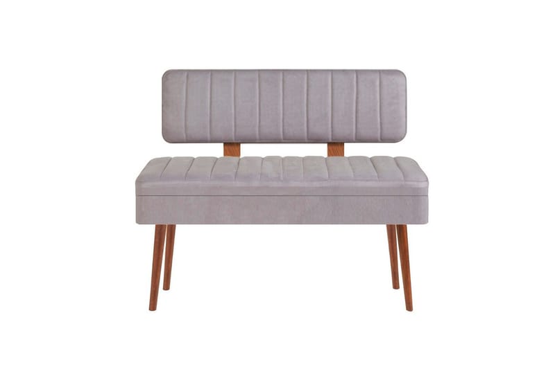 Valsot Sittbänk 110 cm - Valnöt/Grå - Möbler - Hallmöbler - Hallbänk