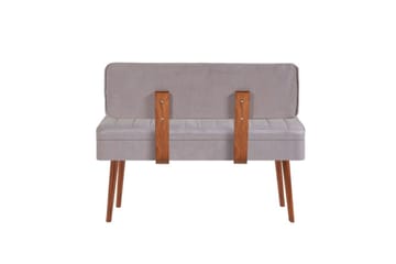 Valsot Sittbänk 110 cm - Valnöt/Grå - Möbler - Hallmöbler - Hallbänk