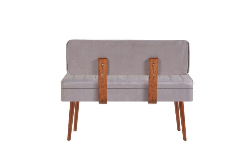 Valsot Sittbänk 110 cm - Valnöt/Grå - Möbler - Hallmöbler - Hallbänk
