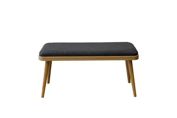 Valsot Sittbänk 33 cm - Ek/Antracit - Möbler - Hallmöbler - Hallbänk