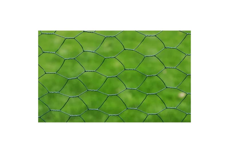 Hönsnät galvaniserat med PVC-beläggning 25x0,5 m grön - Grön - Burar & transportburar
