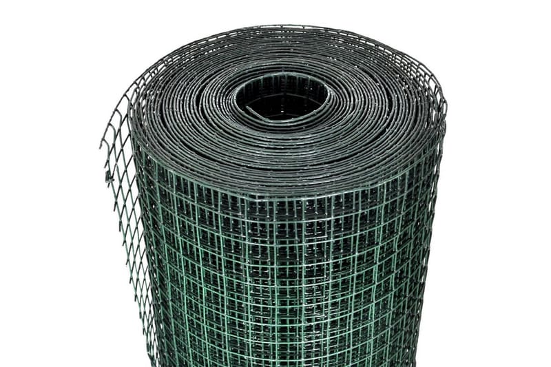 Hönsnät galvaniserat med PVC-beläggning 10x1 m grön - Grön - Burar & transportburar