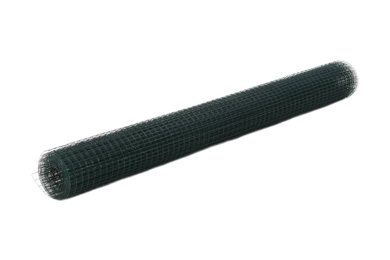 Hönsnät stål med PVC-beläggning 10x1,5 m grön - Grön - Burar & transportburar