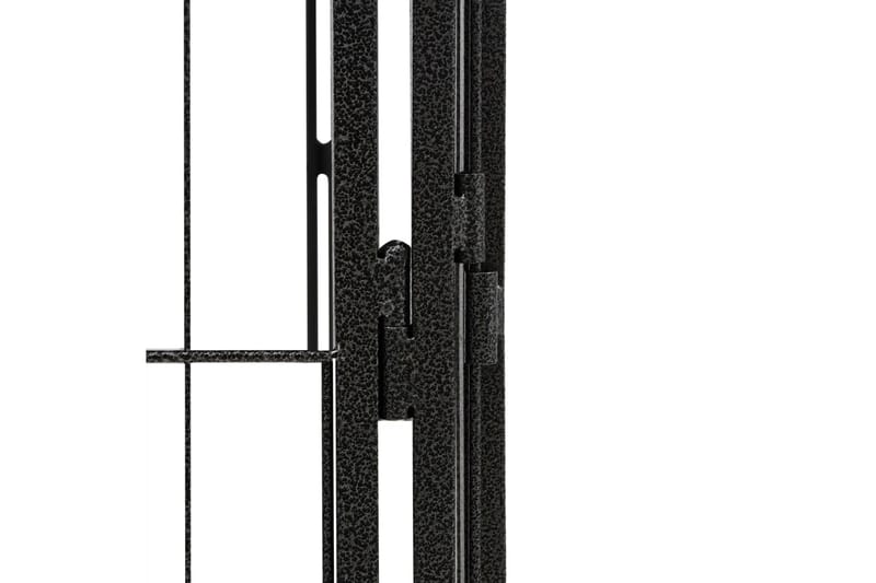 beBasic Hundbur 4 paneler svart 50x100 cm pulverlackerat stål - Black - Burar & transportburar - Hundbur & hundtransport