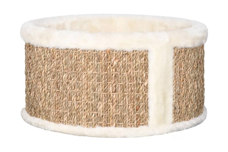 Rund kattkorg 36 cm sjögräs - Beige - Kattbädd & kattsäng