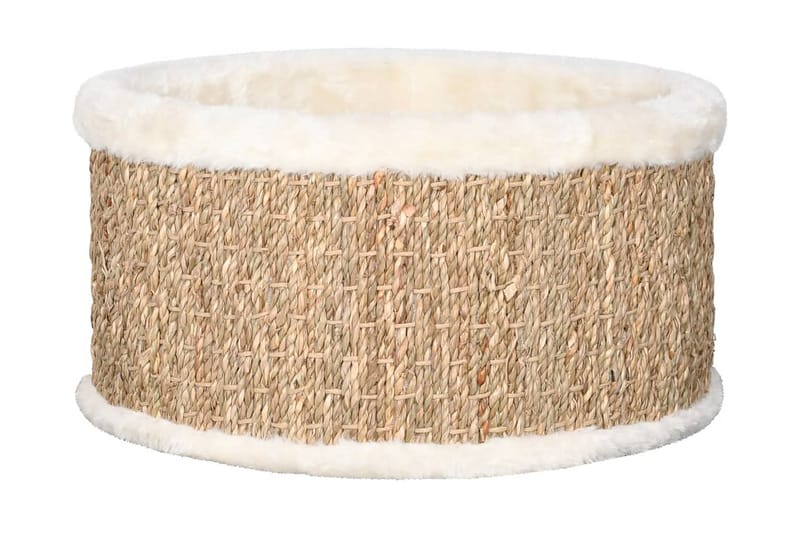 Rund kattkorg 36 cm sjögräs - Beige - Kattbädd & kattsäng