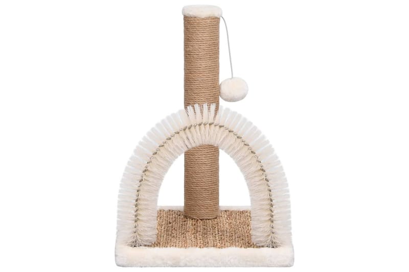 Katträd med massagebåge och klöspelare - Brun - Katthus & kattkoja
