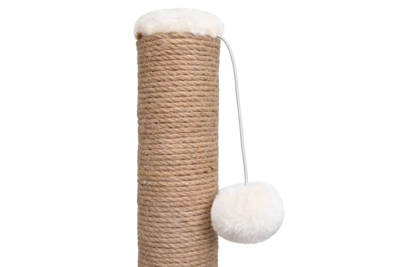 Katträd med massagebåge och klöspelare - Brun - Katthus & kattkoja