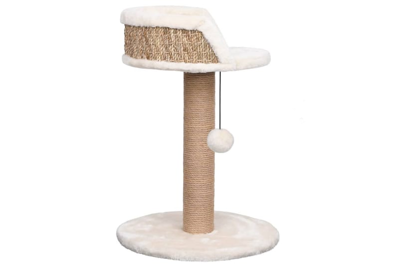 Klösträd med klöspelare 49 cm sjögräs - Beige - Klösträd & klösmöbler