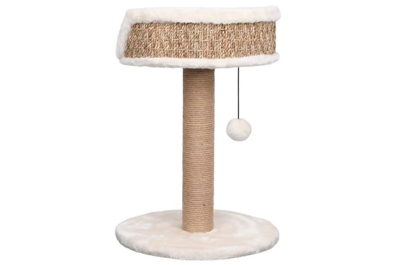 Klösträd med klöspelare 49 cm sjögräs - Beige - Klösträd & klösmöbler