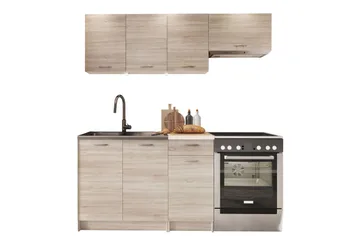 Crawley Möbelset För Kök & Matplats - Beige - Möbler - Köksmöbler - Möbelset för kök & matplats