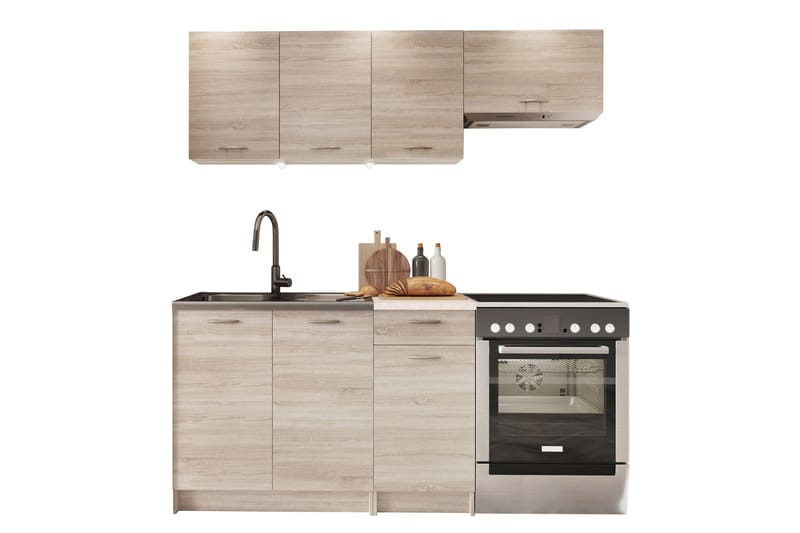 Crawley Möbelset För Kök & Matplats - Beige - Möbler - Köksmöbler - Möbelset för kök & matplats