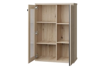 Aldbrough Möbeset för Matplats Vit LED - Trä/Svart - Möbler - Köksmöbler - Möbelset för kök & matplats