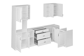 Templemore Möbelset För Kök & Matplats White/Wood - Möbler - Köksmöbler - Möbelset för kök & matplats