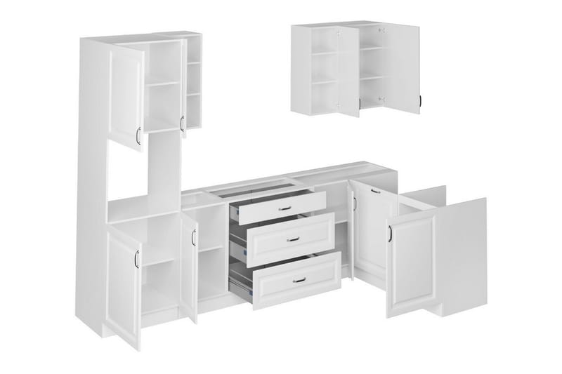 Templemore Möbelset För Kök & Matplats White/Wood - Möbler - Köksmöbler - Möbelset för kök & matplats