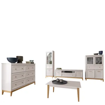 Zeylor Möbelset för Vardagsrum - Förvaring - Förvaringsmöbler - Möbelset för vardagsrum