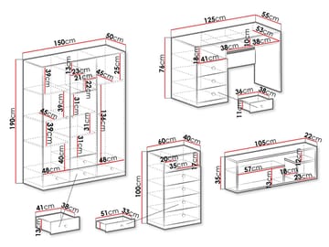 Elvaren Möbelset för Kontor - Möbler - Kontorsmöbler - Möbelset för kontor