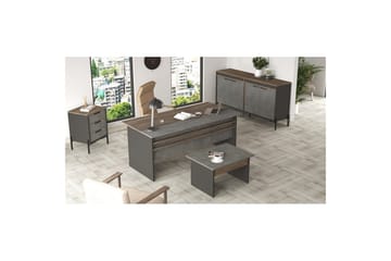Enor Möbelset För Kontor - Silver/Antracit - Möbler - Kontorsmöbler - Möbelset för kontor
