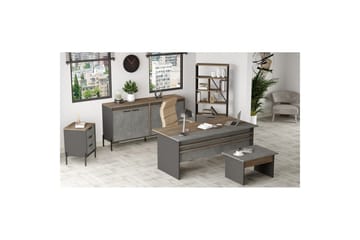 Enor Möbelset För Kontor - Silver/Antracit - Möbler - Kontorsmöbler - Möbelset för kontor