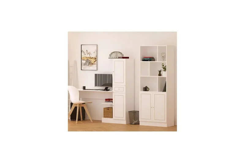 Isvorn Möbelset För Kontor - Matt Vit - Möbler - Kontorsmöbler - Möbelset för kontor