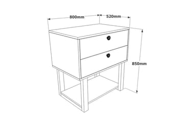 Kontorsmöbelset Mono 08 Barock / Antracit - Antracit - Möbler - Kontorsmöbler - Möbelset för kontor