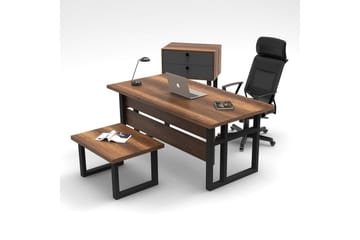 Kontorsmöbelset Mono 08 Barock / Antracit - Antracit - Möbler - Kontorsmöbler - Möbelset för kontor