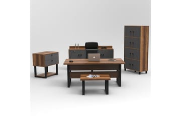 Kontorsmöbelset Mono 11 Barock / Antracit - Antracit - Möbler - Kontorsmöbler - Möbelset för kontor