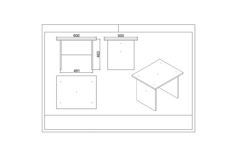 Kontorsmöbelset Raveena 18 Barock / Antracit - Barock / Antracit - Möbler - Kontorsmöbler - Möbelset för kontor