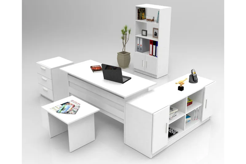 Benich Möbelset Kontor - Vit - Möbler - Kontorsmöbler - Möbelset för kontor