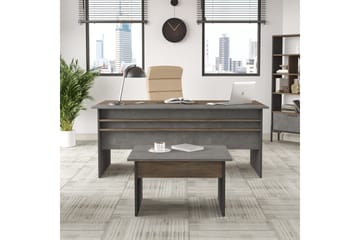 Desgrar Möbelset Kontor - Brun/Betonggrå/Antracit - Möbler - Kontorsmöbler - Möbelset för kontor