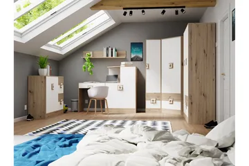 Klacksberg Kontormöbelset - Trä/Natur/Vit - Möbler - Kontorsmöbler - Möbelset för kontor