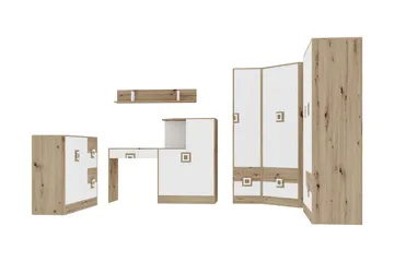 Klacksberg Kontormöbelset - Trä/Natur/Vit - Möbler - Kontorsmöbler - Möbelset för kontor