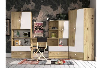 Möbelset för Kontor NERO - Natur/Vit - Möbler - Kontorsmöbler - Möbelset för kontor