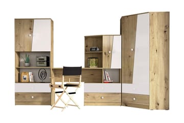 Möbelset för Kontor NERO - Natur/Vit - Möbler - Kontorsmöbler - Möbelset för kontor