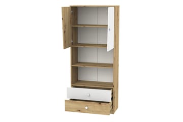 Möbelset för Kontor Staton - Natur/Vit/Grå - Möbler - Kontorsmöbler - Möbelset för kontor