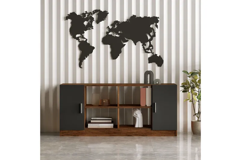 Saratella Möbelset Kontor - Teak/Antracit - Möbler - Kontorsmöbler - Möbelset för kontor