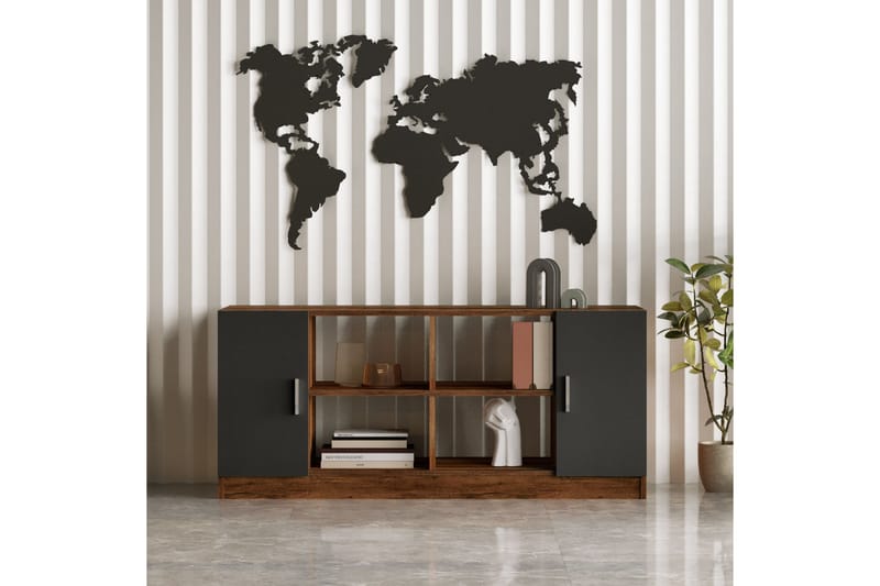 Saratella Möbelset Kontor - Teak/Antracit - Möbler - Kontorsmöbler - Möbelset för kontor