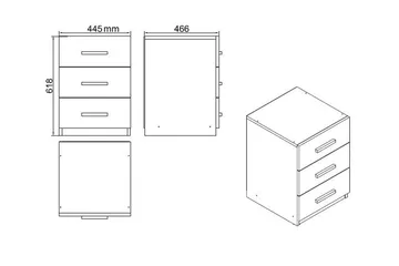 Saratella Möbelset Kontor - Teak/Antracit - Möbler - Kontorsmöbler - Möbelset för kontor