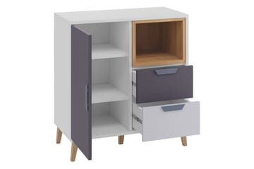 Sayuki Möbelset För Kontor - Vit/Grå - Möbler - Kontorsmöbler - Möbelset för kontor