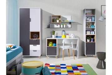 Sayuki Möbelset För Kontor - Vit/Grå - Möbler - Kontorsmöbler - Möbelset för kontor