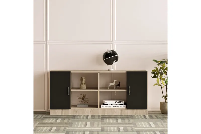 Valladbla Möbelset Kontor - Natur/Svart - Möbler - Kontorsmöbler - Möbelset för kontor