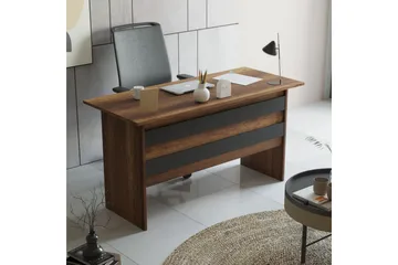 Valladbla Möbelset Kontor - Teak/Antracit - Möbler - Kontorsmöbler - Möbelset för kontor