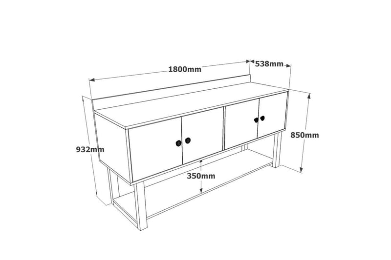 Mono Möbelset För Kontor - Natur/Kolgrå - Möbler - Kontorsmöbler - Möbelset för kontor