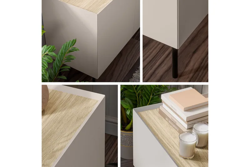 Akie Tv-bänk 200 cm - Grön - Möbler - TV- & Mediamöbler - TV bänk & mediabänk